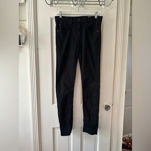 Rag&Bone 9 inch skinny black sz 28 Cate style